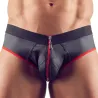 Svenjoyment Jockstrap Joy Zip Noir-Rouge
